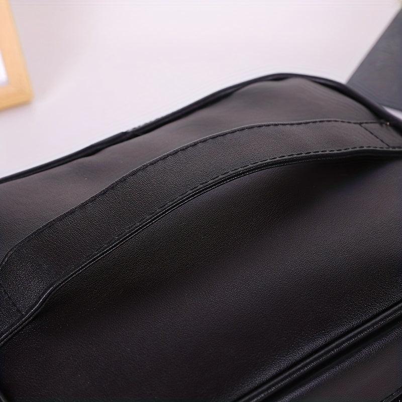 Plaid Handheld Cube Travel Cosmetics Wash Bag Canvas Portable Storage Bag