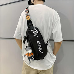Men's Crossbody Bag Large Capacity Travel Backpack