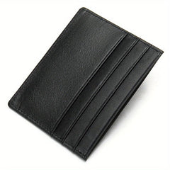 Leather Credit Card Holder Wallet Thin Minimalist Card Case for Men or Women