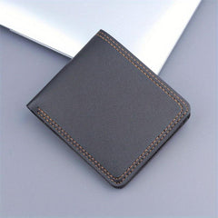 Men Wallet PU Leather Business Card Holder 6 Slots 1 Big Note Position