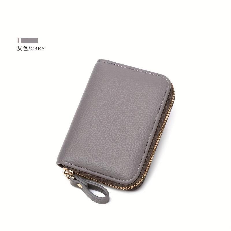 Men's RFID Blocking Card Bag Zipper Holder