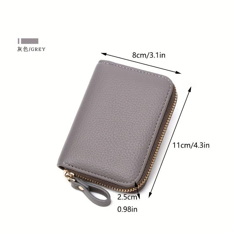 Men's RFID Blocking Card Bag Zipper Holder