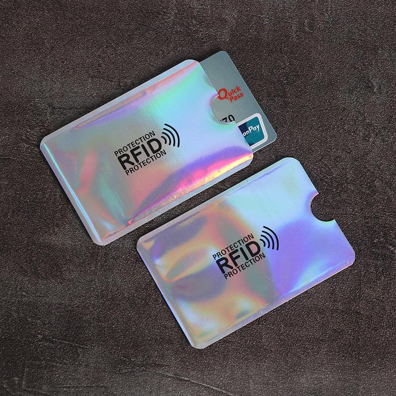 5pcs Slim Anti Rfid Wallet Blocking Card Holder