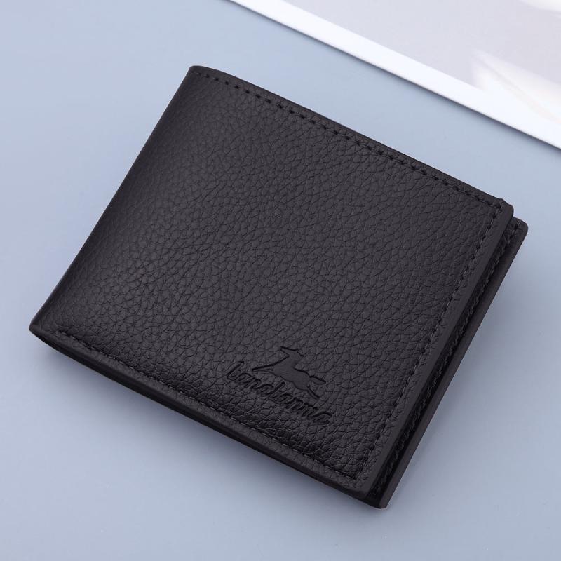 Men's Wallet Large Capacity Youth Business Card Bag Zipper