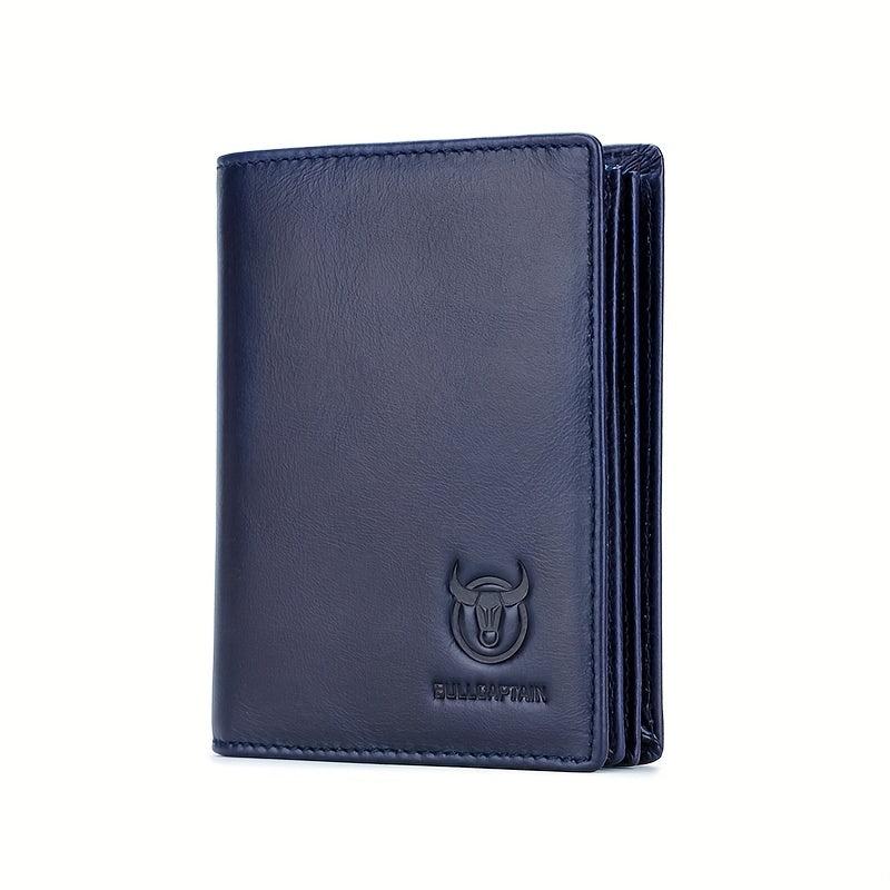 Men's RFID Blocking Leather Trifold Wallet