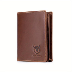 Men's RFID Blocking Leather Trifold Wallet