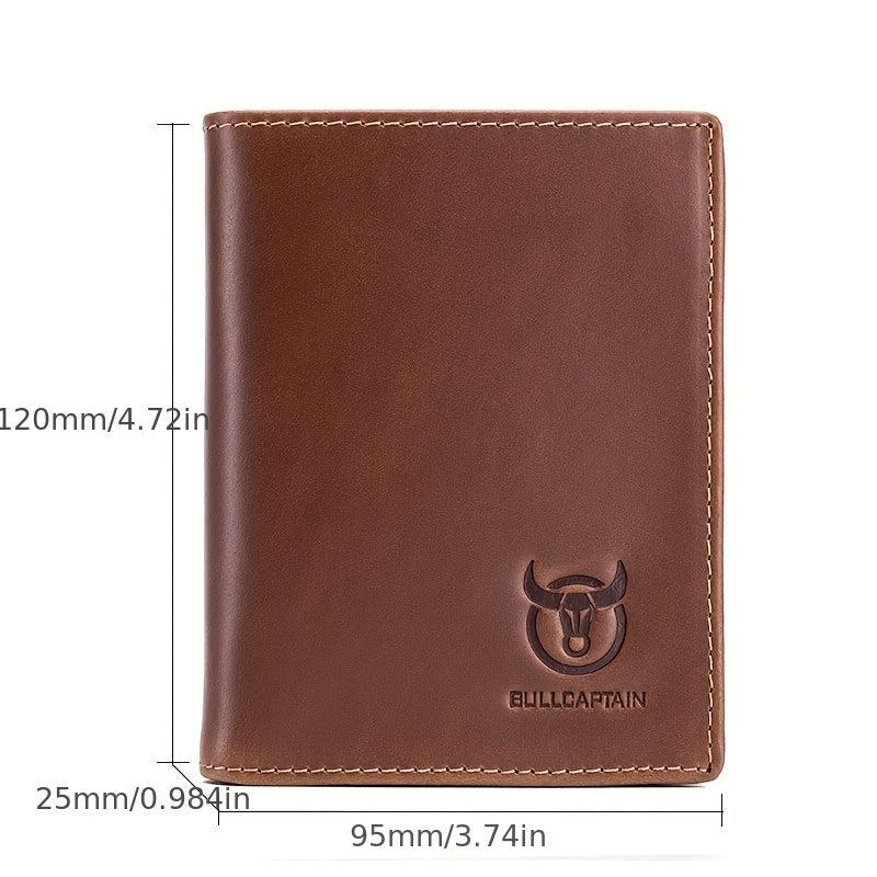 Men's RFID Blocking Leather Trifold Wallet