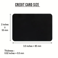 Engraved Aluminum Wallet Insert Card for Him