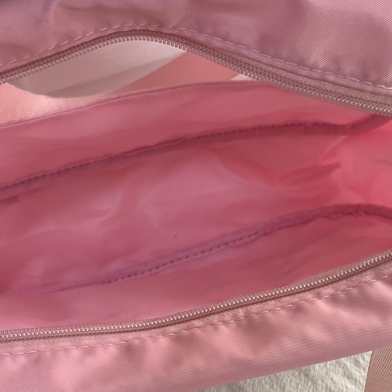 Transparent Waterproof Cosmetic Bag Large Capacity Handheld Makeup Storage
