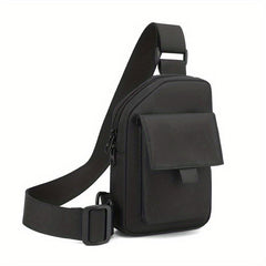 Men's Casual Shoulder Bag Waterproof Chest Bag For Outdoor Sports
