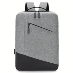 Men's 3pc Backpack Crossbody Bag Set with USB Interface