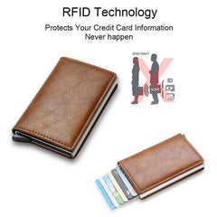 Men's Vintage RFID Blocking Engraved Wallet
