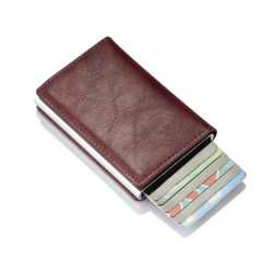 Men's Vintage Casual RFID Blocking Card Holder Money Clip