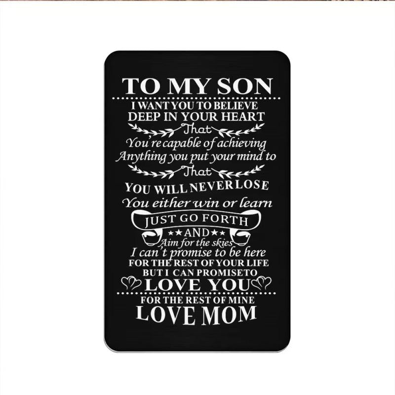 Kids Family Alloy Wallet Card