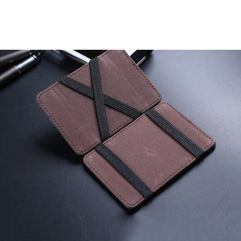 Vintage Slim Card Holder Engraved Men's Wallet Anniversary Gift