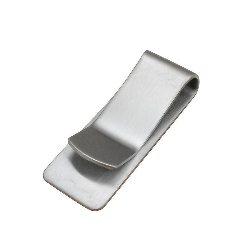 Stainless Steel Money Cash Coin Clip ID Card Holder