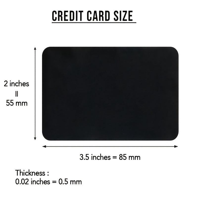 Metal Carving Wallet Insert Card Anniversary Gift