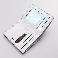 Men's Canvas Short Wallet Vertical Coin Purse