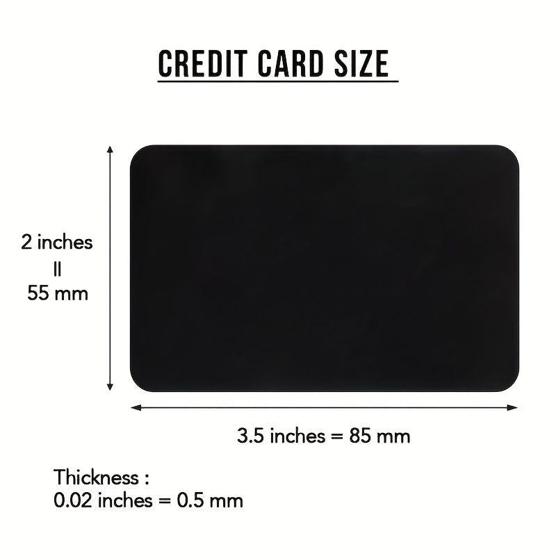 Engraved Aluminum Alloy Wallet Insert Card Love Note Romantic Gift