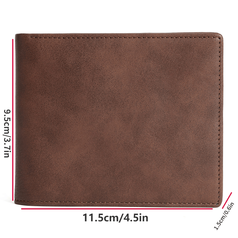 Men's Vintage Leather Wallet Money Clip Father's Gift