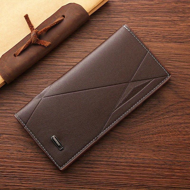 Men's Wallet Short Style Card Bag Large Capacity Leather Wallet