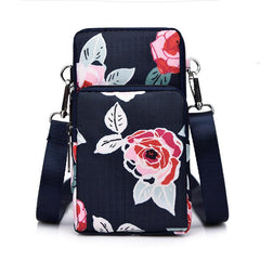 Mini Floral Print Arm Bag Waterproof Sports Phone Purse Casual Travel