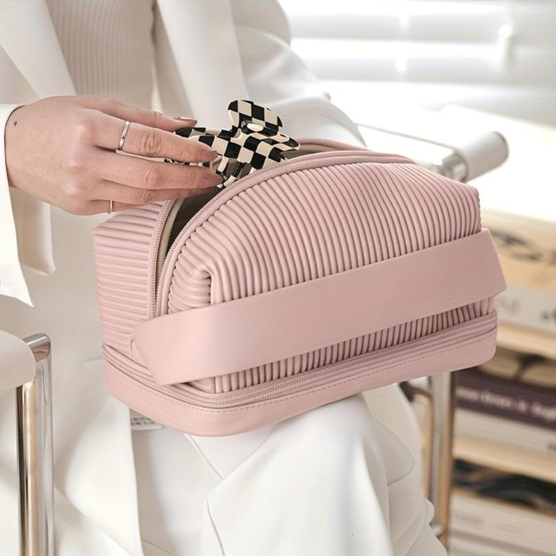 Large Capacity Makeup Pouch Waterproof Travel Toiletry Bag