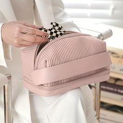 Large Capacity Makeup Pouch Waterproof Travel Toiletry Bag