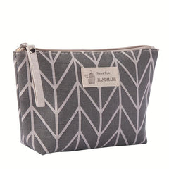 Small Zipper Canvas Cosmetic Bag Travel Storage Bag Toiletry Bag
