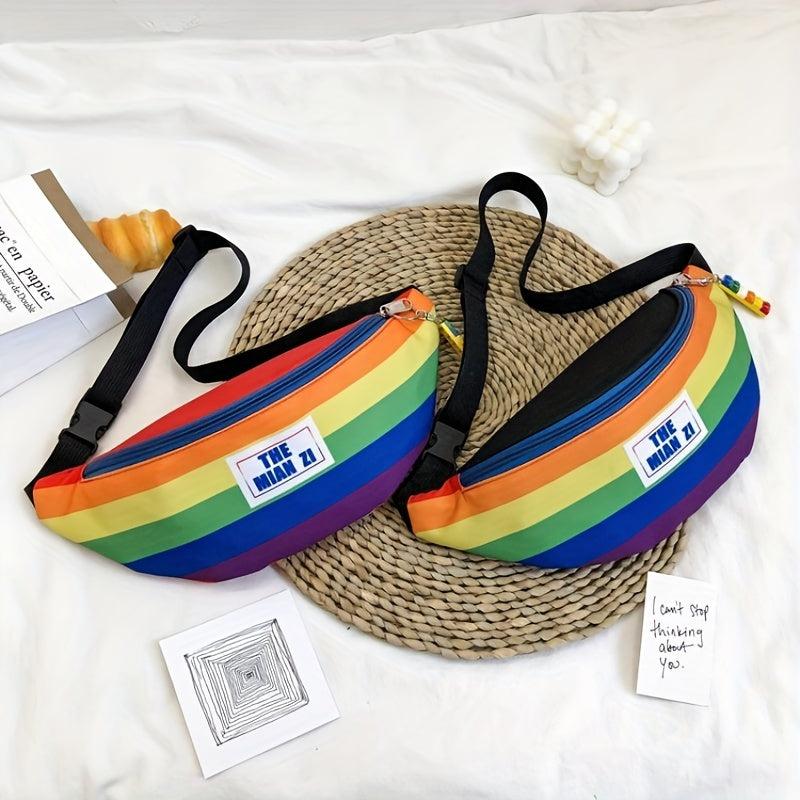 Rainbow Pattern Waist Bag LGBTQ Pride Fanny Pack