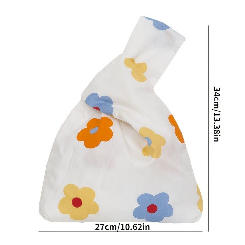 Flower Pattern Handbag Wrist Bag Coin Purse