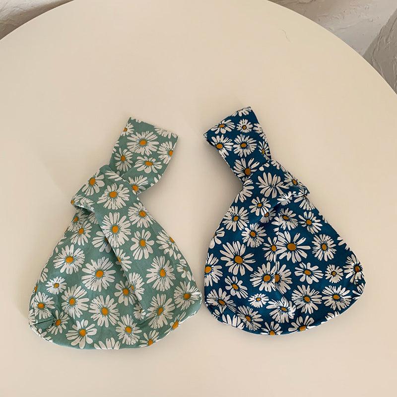 Flower Pattern Handbag Wrist Bag Coin Purse