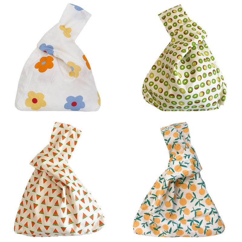 Flower Pattern Handbag Wrist Bag Coin Purse