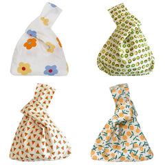 Flower Pattern Handbag Wrist Bag Coin Purse