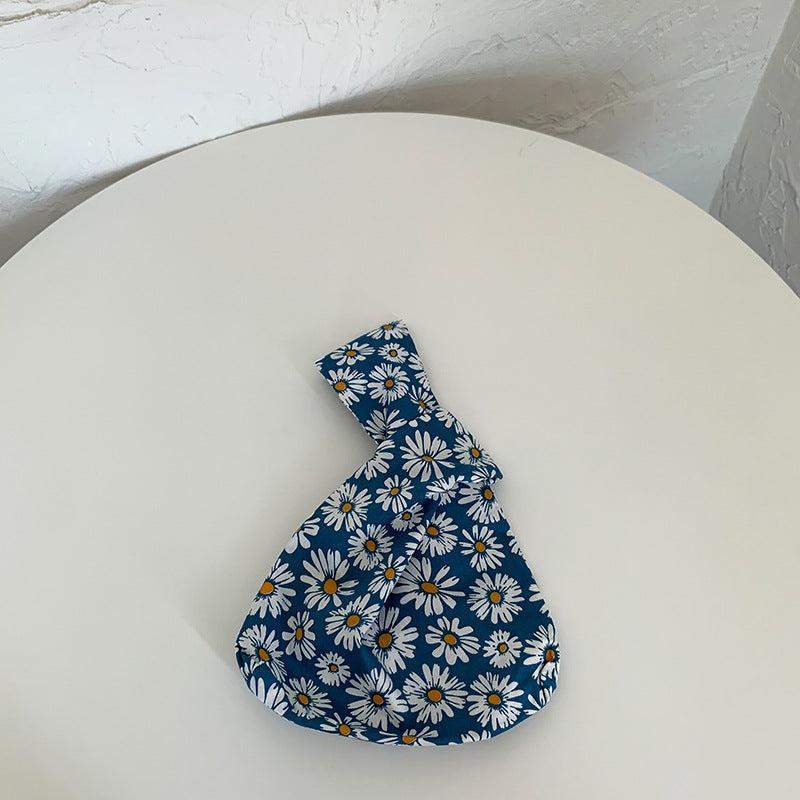 Flower Pattern Handbag Wrist Bag Coin Purse