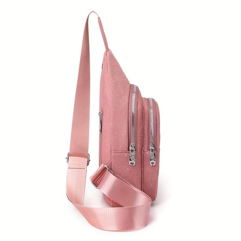 Bright Star Chest Bag Nylon Crossbody Purse