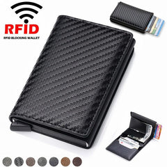 Smart Anti Theft Casual Mini Aluminum Alloy Men's Wallet
