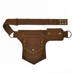 Gothic Thigh Drop Leg Bag Studded Outdoor Travel Phone Purse