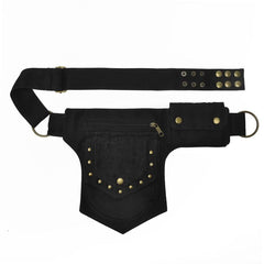 Gothic Thigh Drop Leg Bag Studded Outdoor Travel Phone Purse