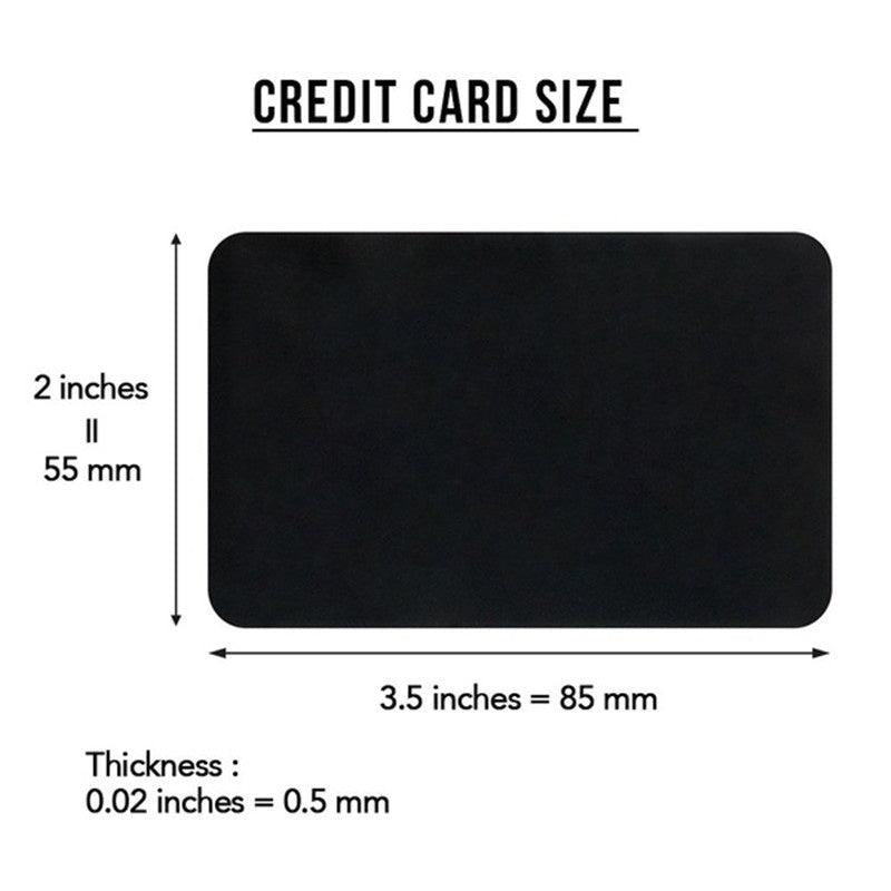 Engraved I Love You Metal Card Wallet Insert Gift For Him