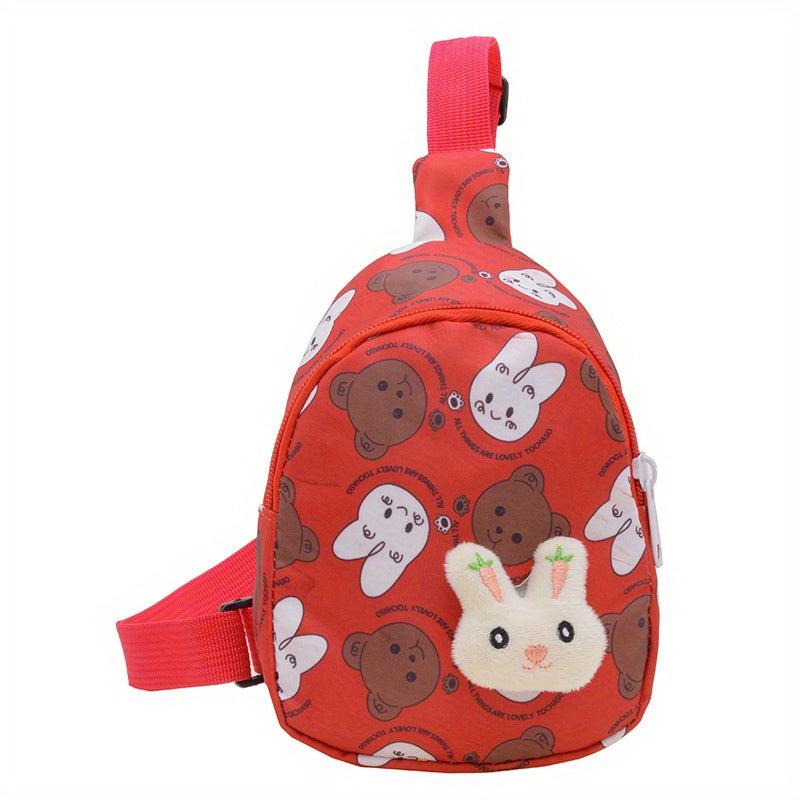 Cartoon Bunny Chest Bag Nylon Sling Shoulder Bag