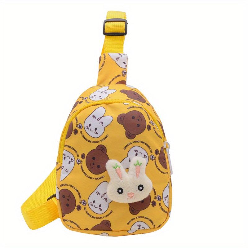 Cartoon Bunny Chest Bag Nylon Sling Shoulder Bag