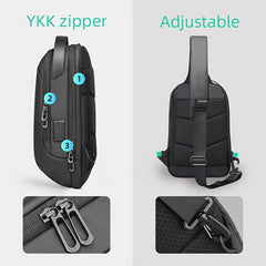 Mark Ryden Men Travel Shoulder Bag Water repellent Sports Chest Bag