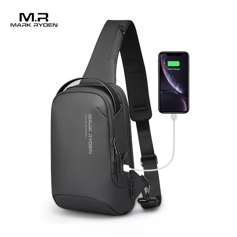 Mark Ryden Men Travel Shoulder Bag Water repellent Sports Chest Bag