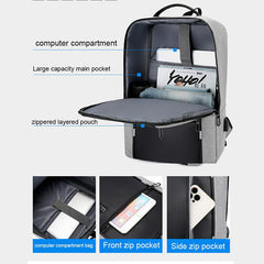 Waterproof Business Backpack with USB Port for Men Women