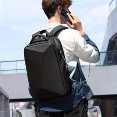 Large Capacity Casual Backpack USB Charging Port Travel Business Bag