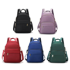 Large Capacity Nylon Zipper Backpack Laptop Bag School Bag