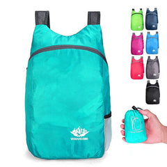 Colorful Foldable Sports Backpack Lightweight Waterproof Bag