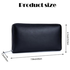 Zip Around Card Holder Coin Purse With Card Slots