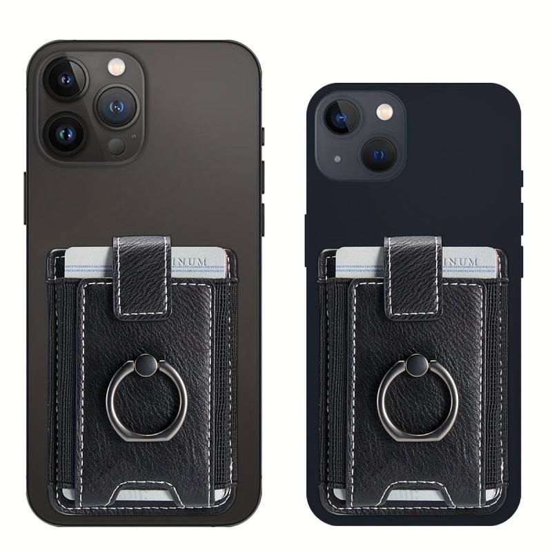 Ring Buckle Phone Back Sticker Card Holder